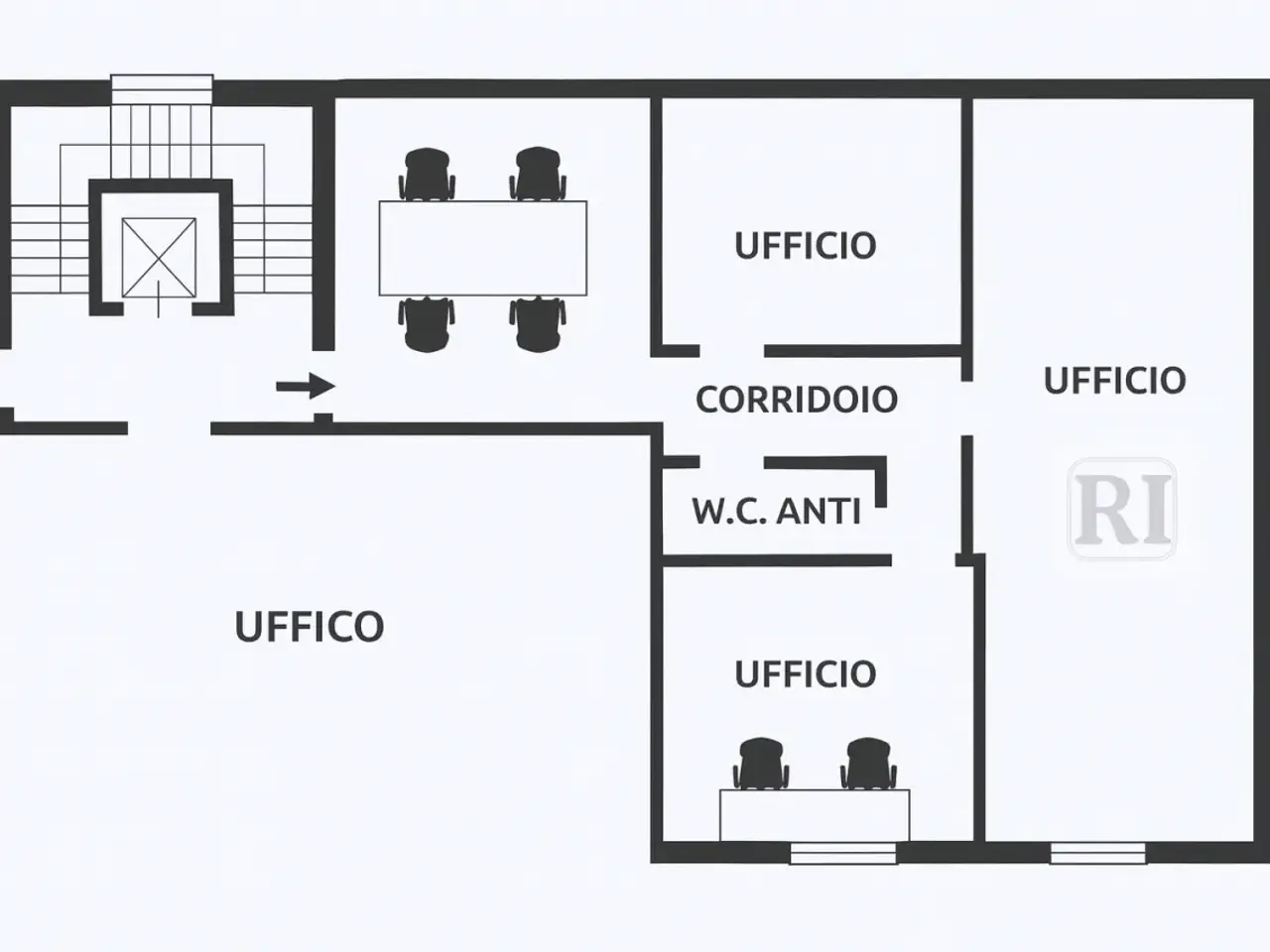 Ufficio in , Limena, {3} - Planimetria 1