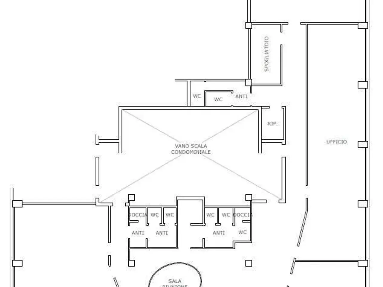 Ufficio in Via Pacinotti 4, Venezia, {3} - Planimetria 1