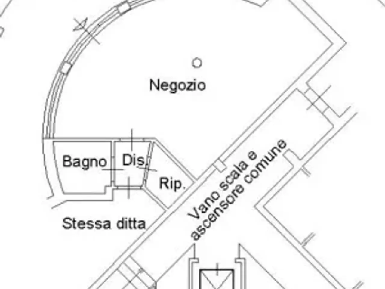 Negozio in Corso Lazzaro Isoardi 48/a, Savigliano, {3} - Planimetria 1