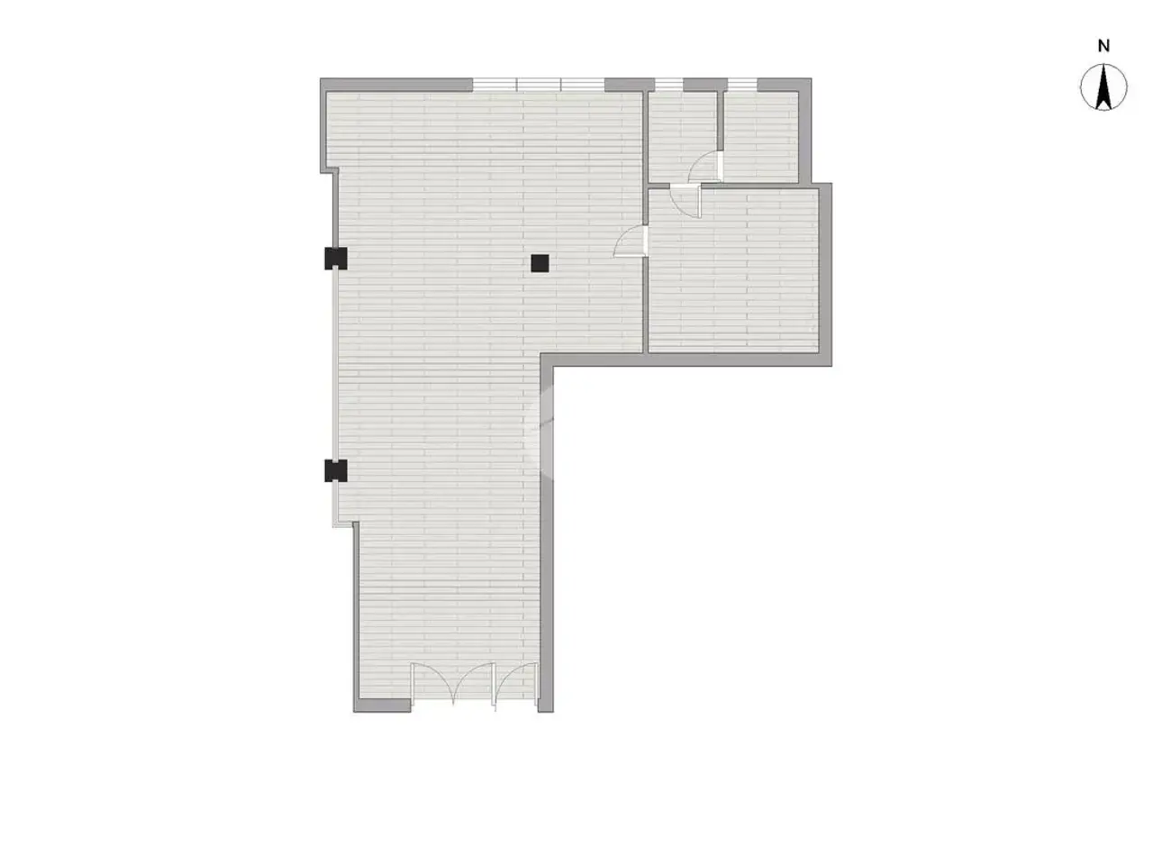 Negozio in Piazzale Artisti Castiglionesi 1, Castiglione Delle Stiviere, {3} - Planimetria 1