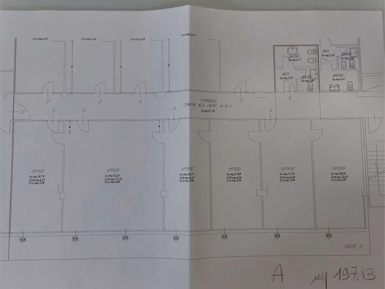 Ufficio in Via Cagliostro, Modena, {3} - Planimetria 1