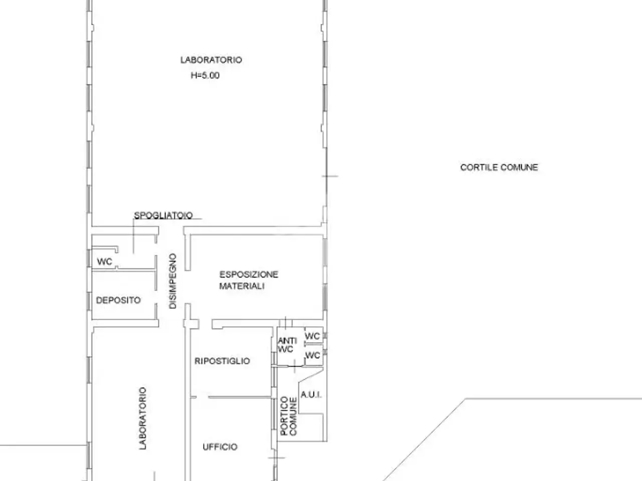 Capannone in Via Provinciale 76, Erbusco, {3} - Planimetria 1