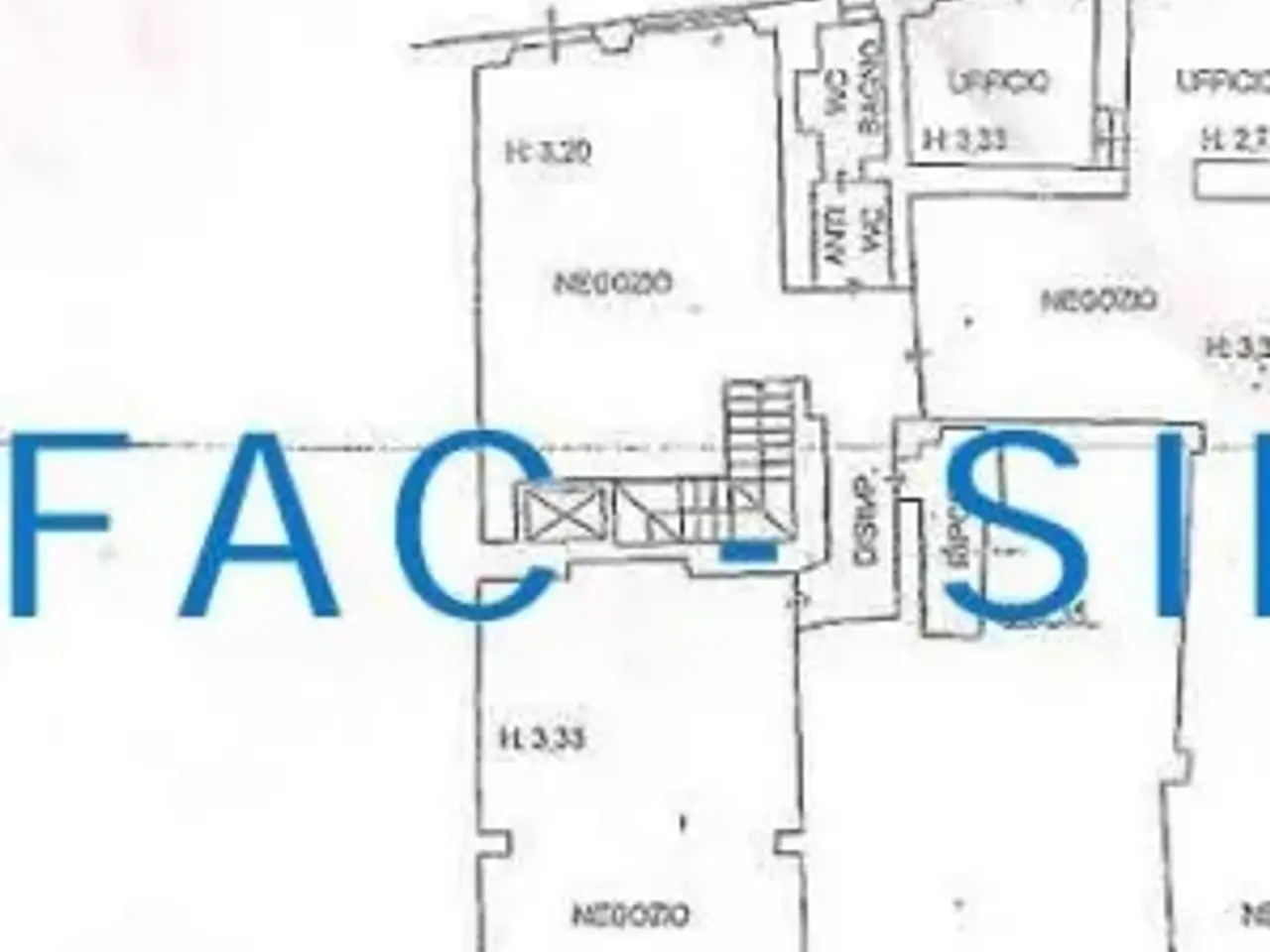 Abbigliamento in Via della Vigna Nuova 16, Firenze, {3} - Planimetria 1