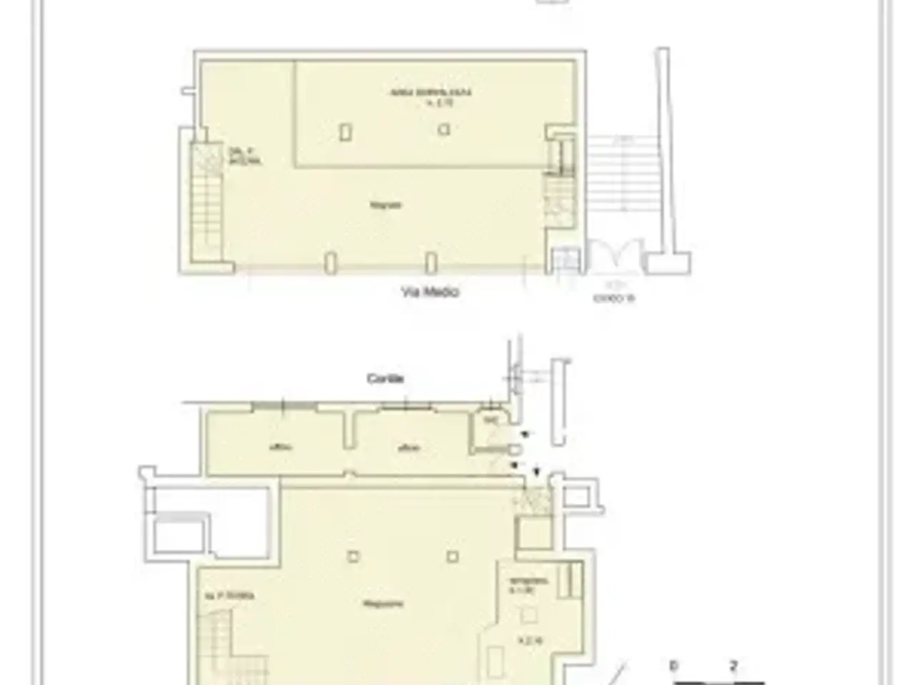 Negozio in Via Medici 15, Milano, {3} - Planimetria 1