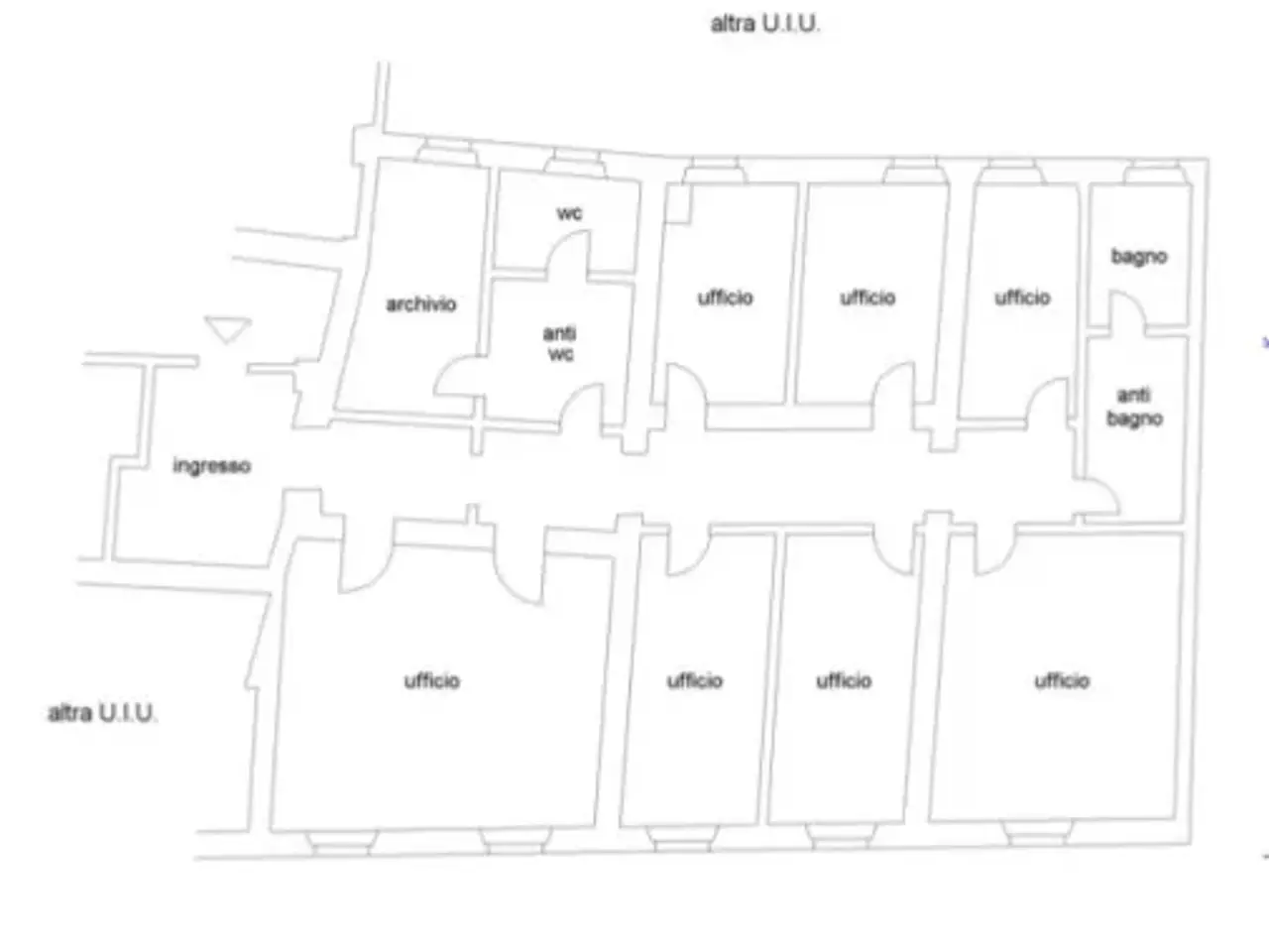 Ufficio in Via della Panetteria, Roma, {3} - Planimetria 1