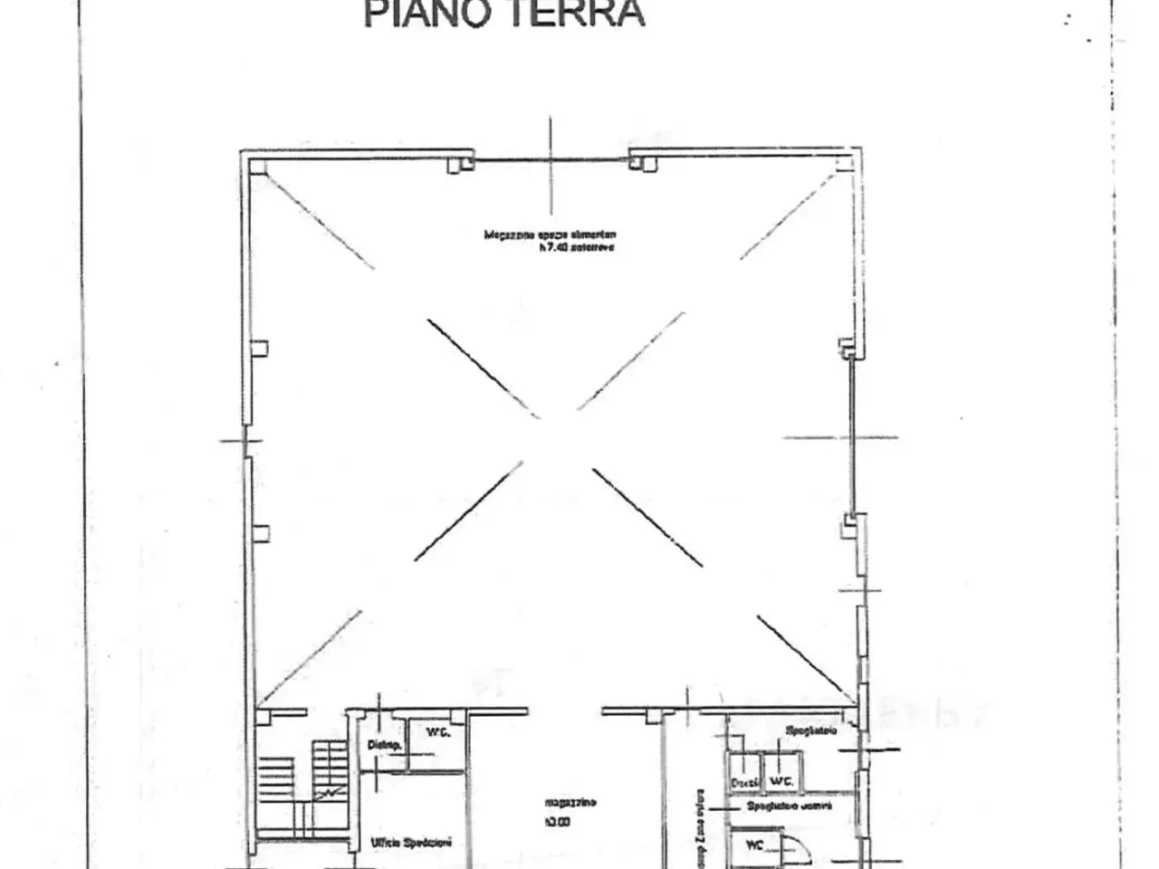 Capannone in Via per Parma, Traversetolo, {3} - Planimetria 1