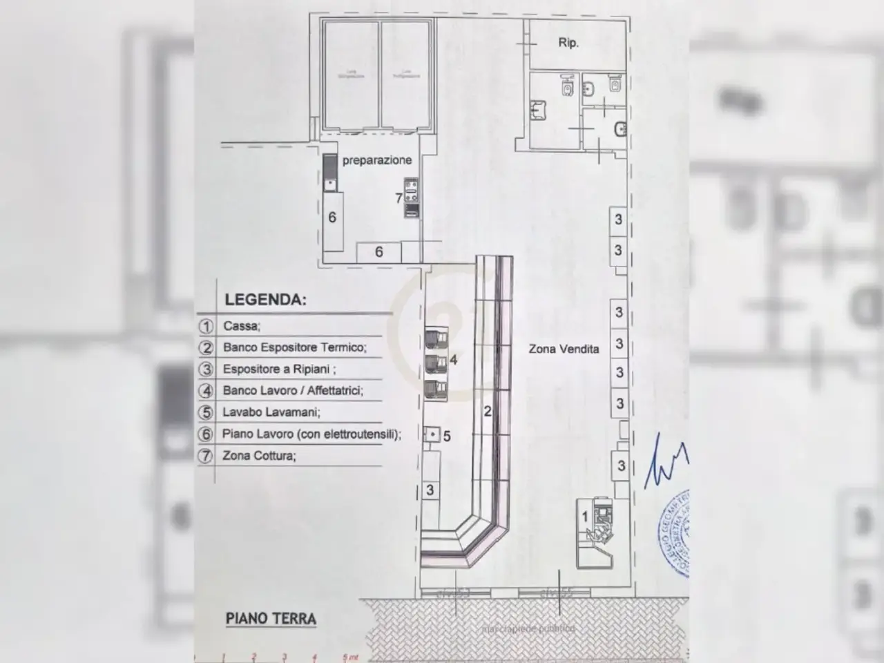 Palazzina commerciale in Via Mongibello 55, Belpasso, {3} - Planimetria 1