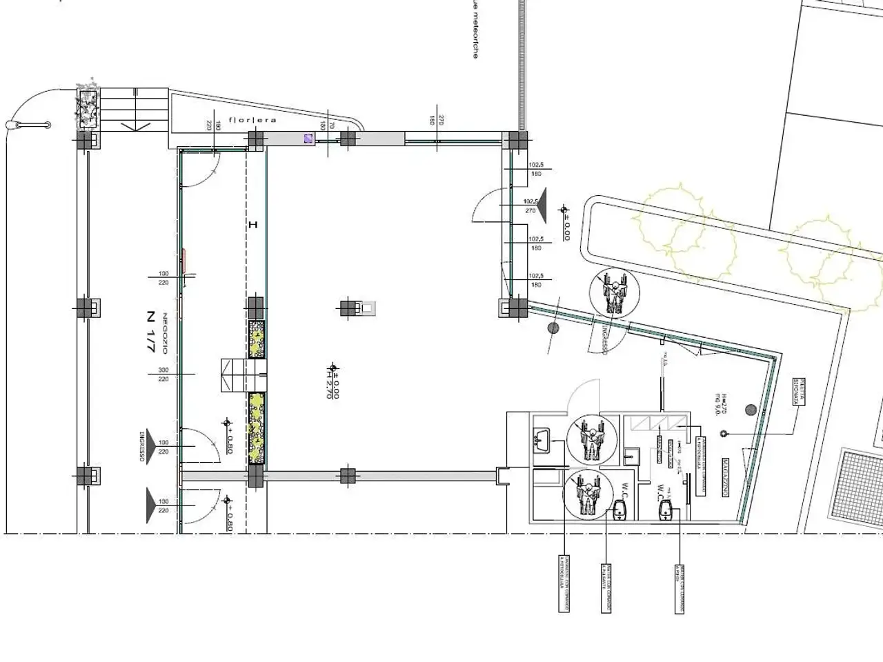 Negozio in Via Fossano, Cantu', {3} - Planimetria 1