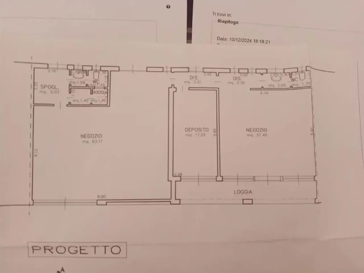 Negozio in , Sesto Fiorentino, {3} - Planimetria 1