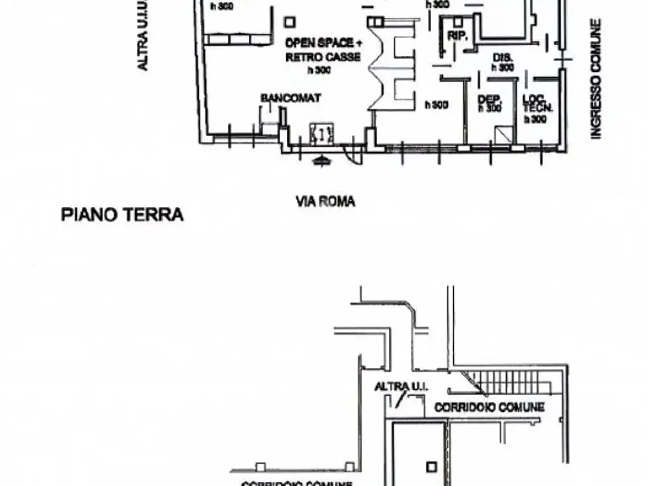Negozio in Via Roma 66, Vercurago, {3} - Planimetria 1