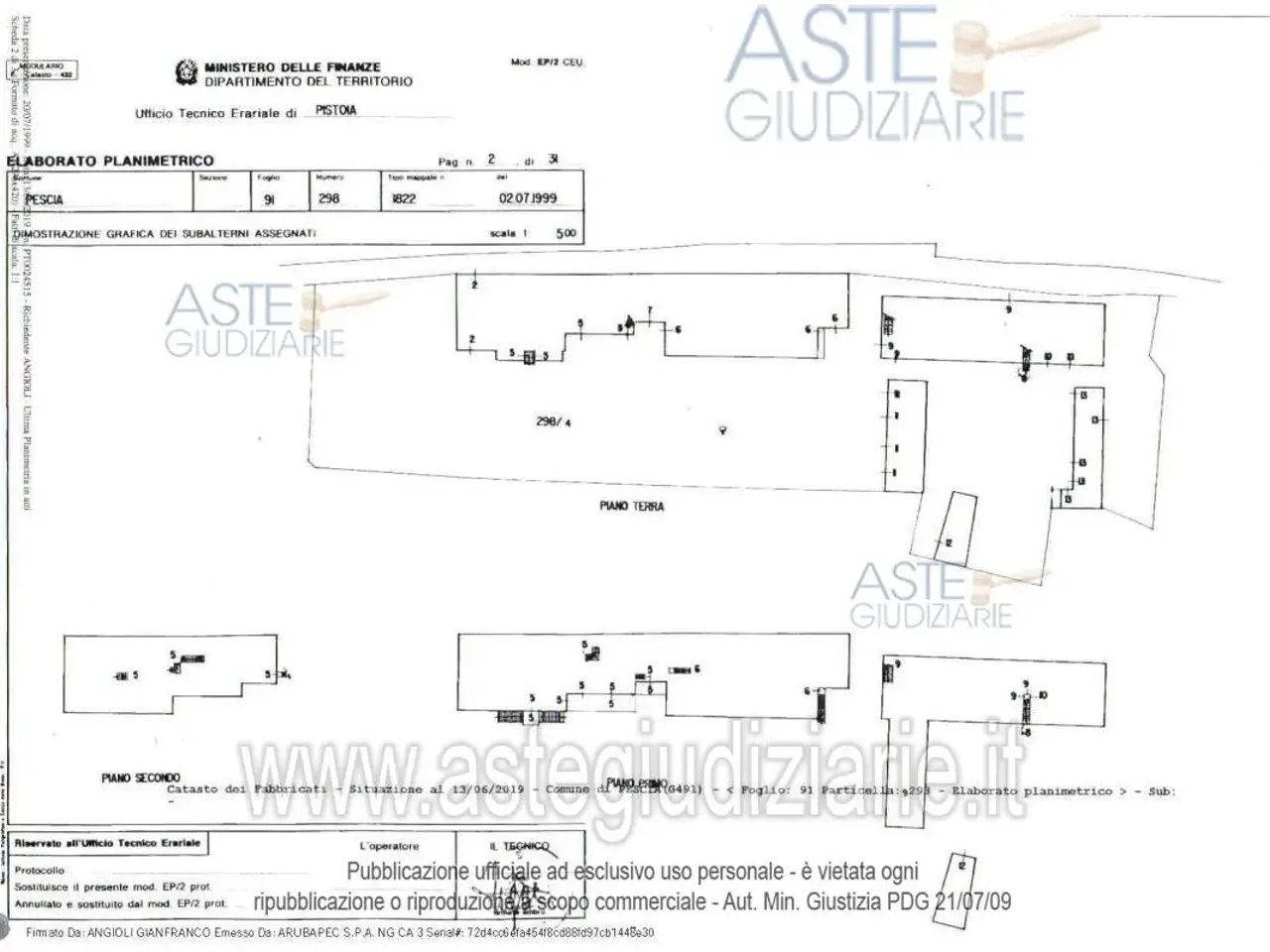 Fabbricato misto in Via del Pratalozzo, 26, 51017 Pescia Pt, Italia 26, Pescia, {3} - Planimetria 1