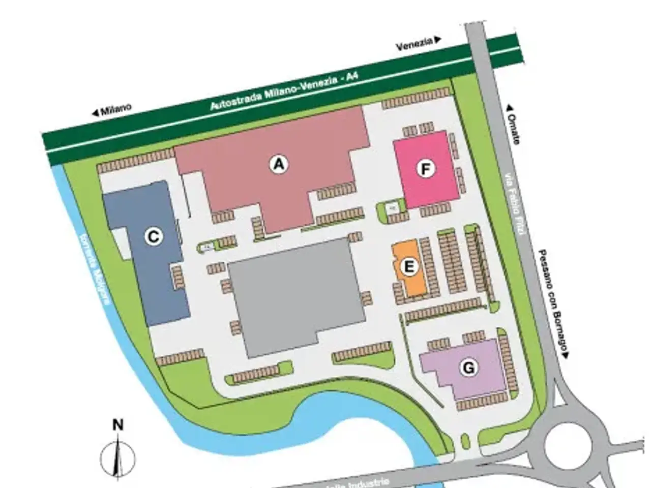 Ufficio in Via delle Industrie, Caponago, {3} - Planimetria 1