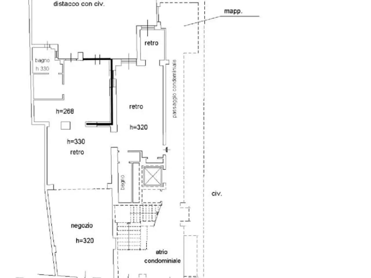 Negozio in Via Entella, Chiavari, {3} - Planimetria 1