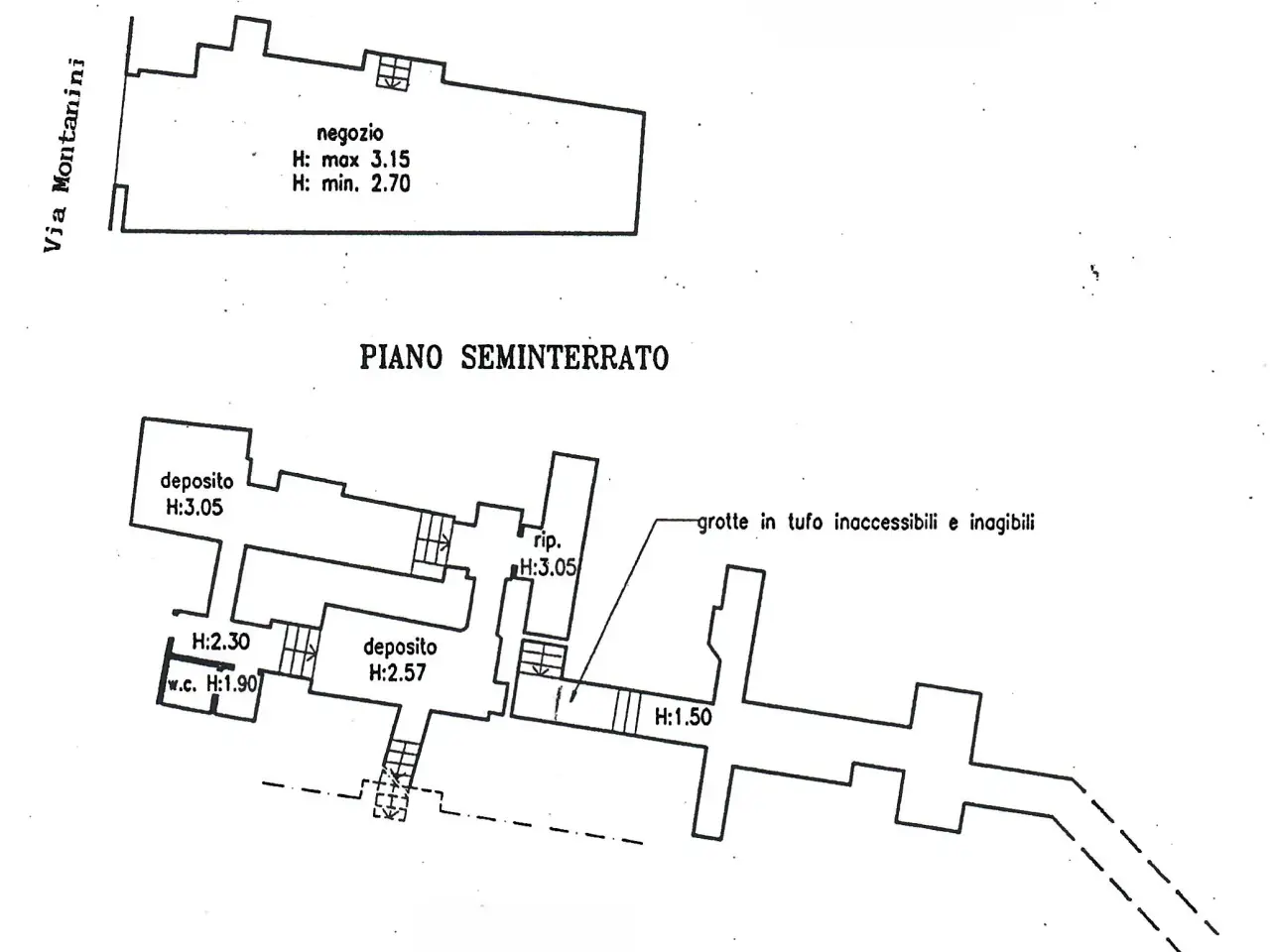 Locale commerciale in dei Montanini, Siena, {3} - Planimetria 1