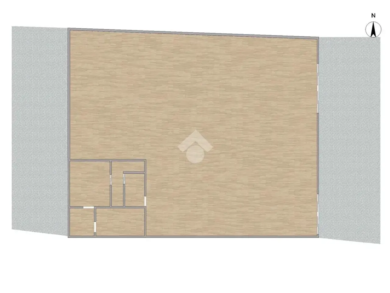 Capannone in Via Sandro Pertini 18, Carpiano, {3} - Planimetria 1
