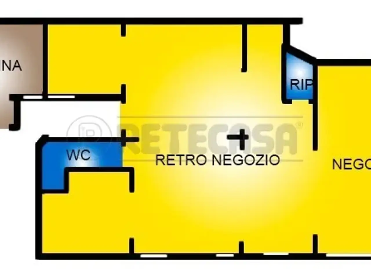 Palazzina commerciale in , Vicenza, {3} - Planimetria 1