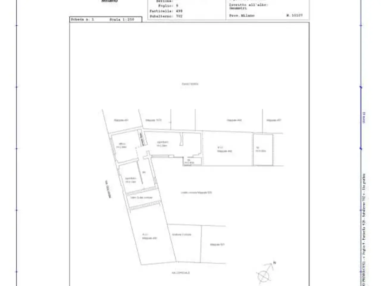 Ufficio in Via Colleoni 10, Castano Primo, {3} - Planimetria 1