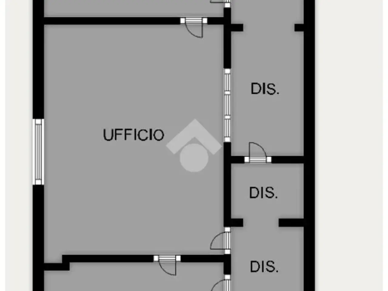 Ufficio in Ufficio Via Borsa 10, Monza, {3} - Planimetria 1