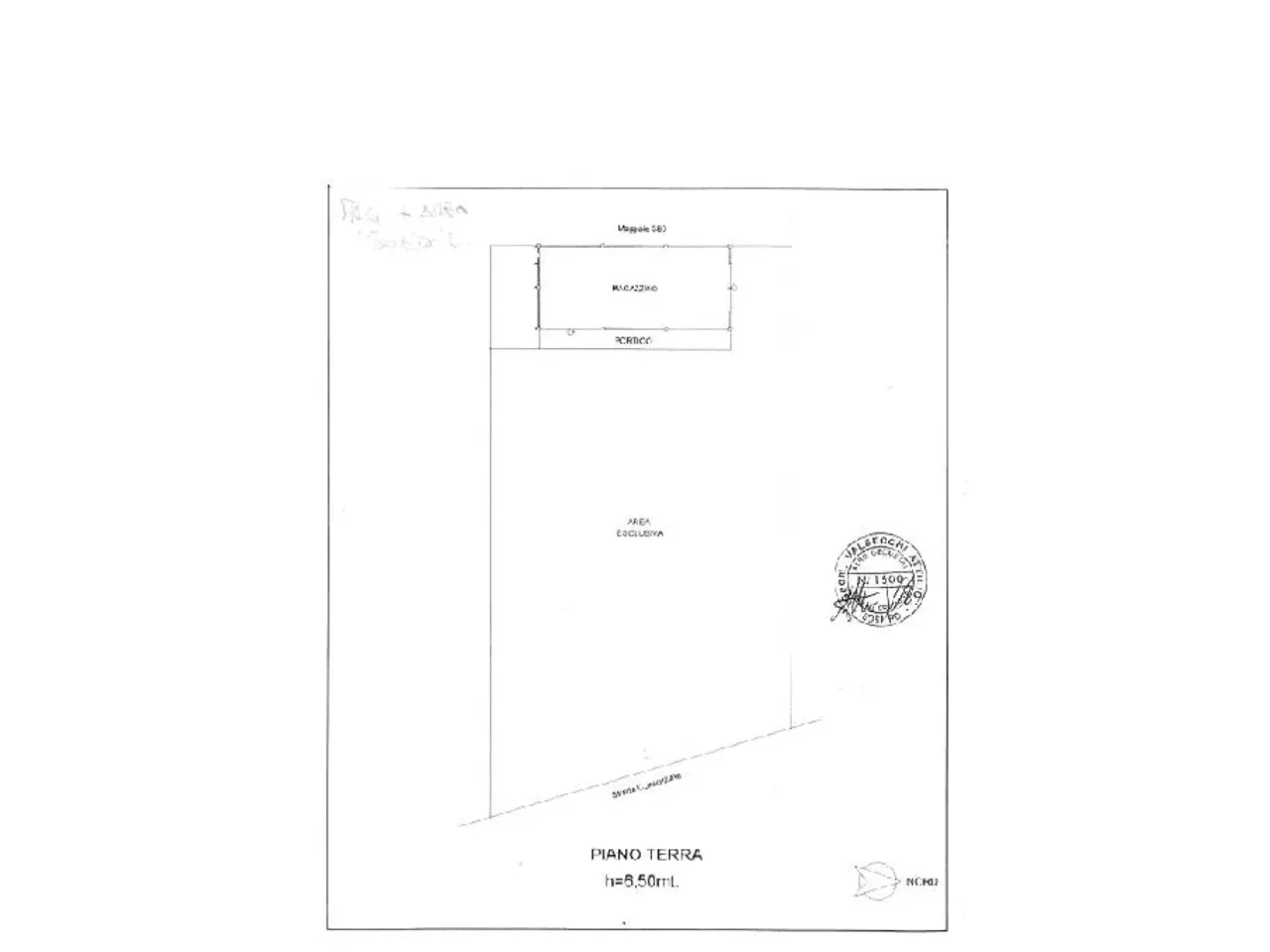 Capannone in Via Cremona, Pieve D'Olmi, {3} - Planimetria 1