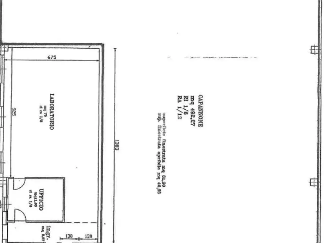 Capannone in Str. S. Rocco 24, Montecchio Emilia, {3} - Planimetria 1
