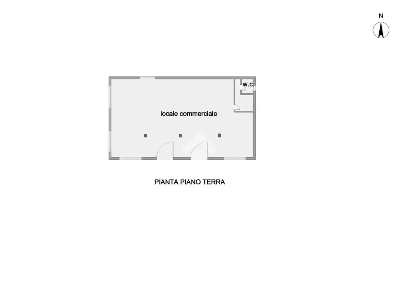 Negozio in Via Galileo Galilei 263, Giulianova, {3} - Planimetria 1