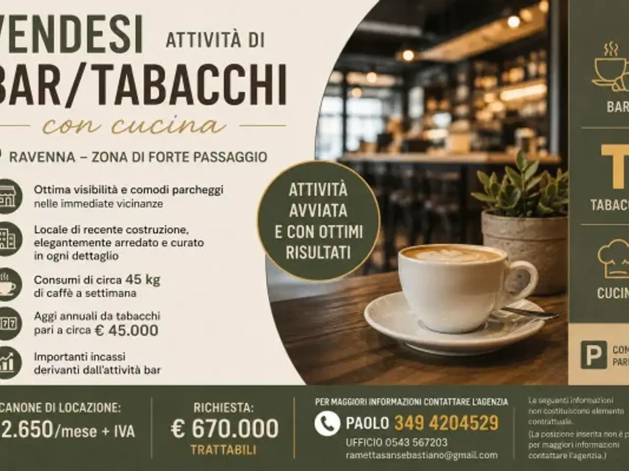 Tabaccheria in Via Classicana, Ravenna, {3} - Foto 1