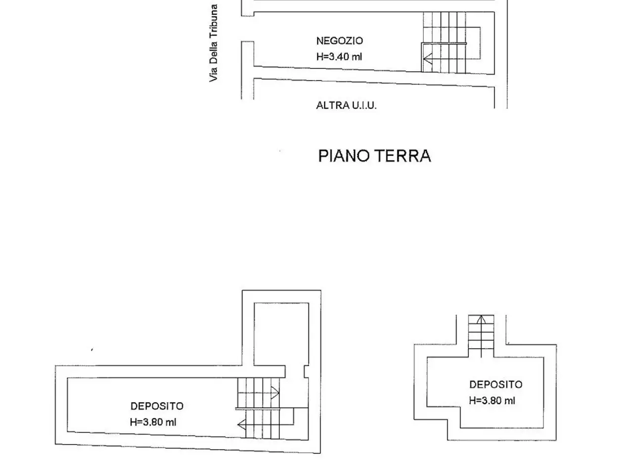Negozio in Piazza Matteotti  54, Civita Castellana, {3} - Planimetria 1