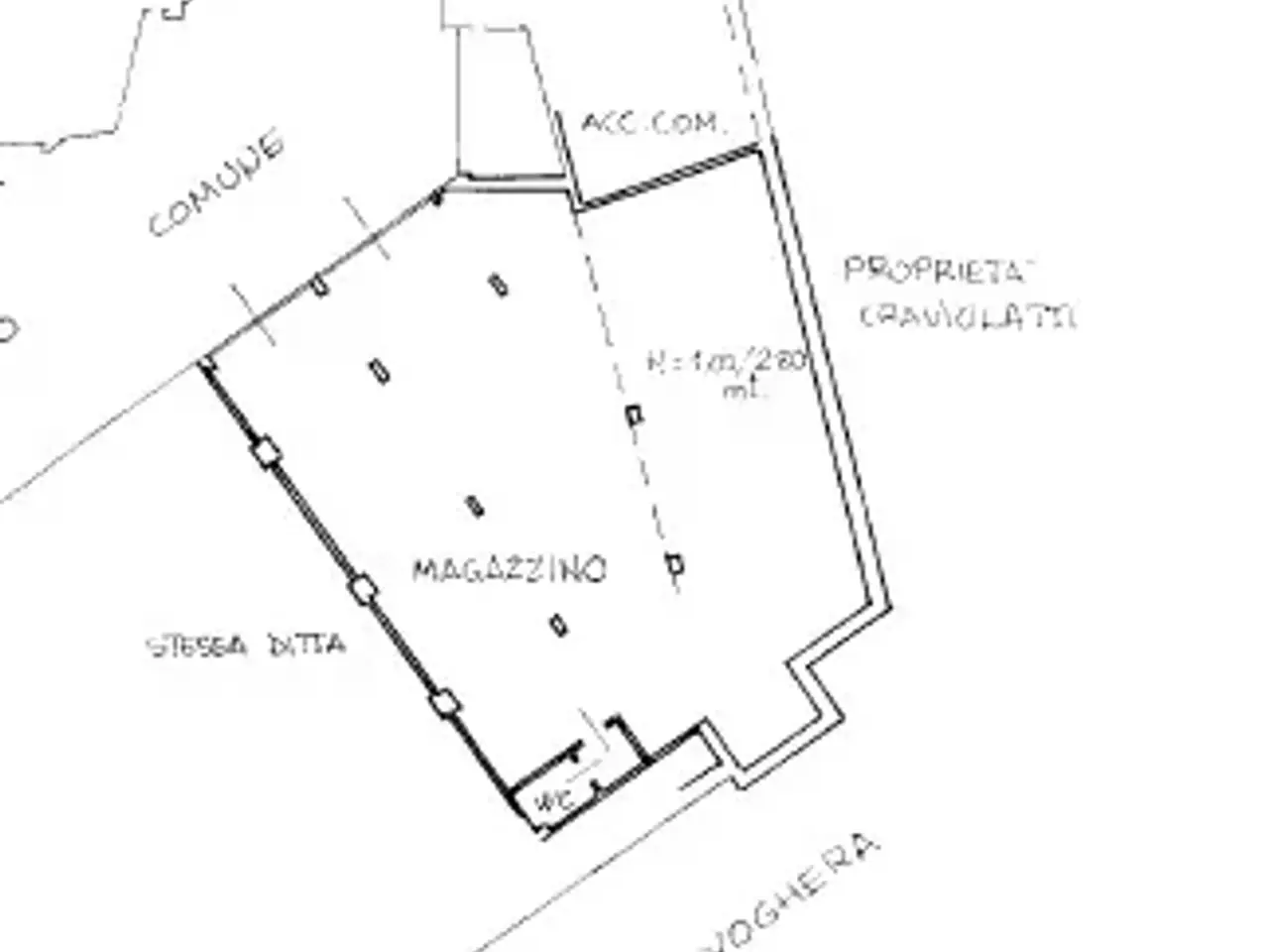 Magazzino in Corso Brianza 8a, Torino, {3} - Planimetria 1
