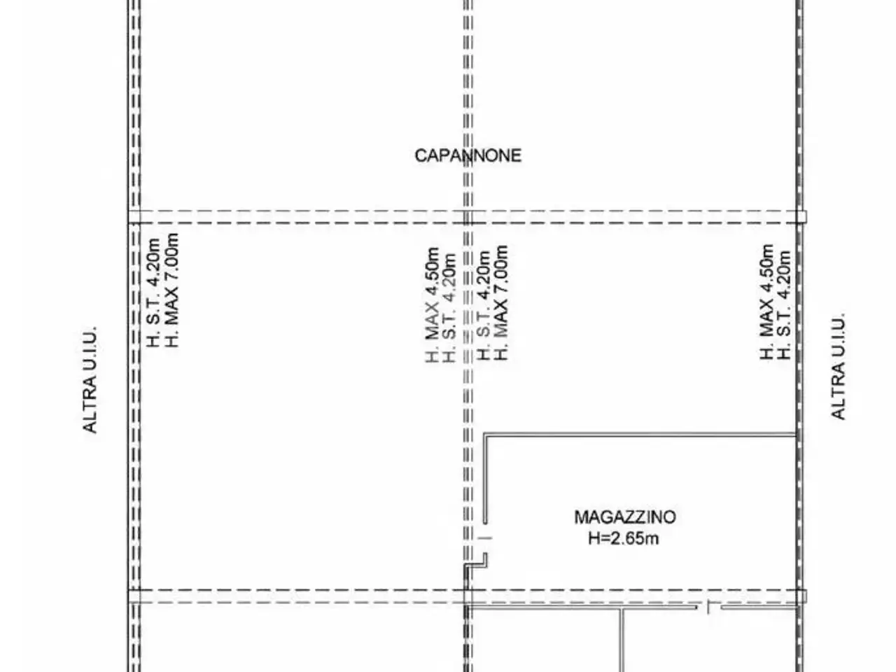Capannone in Viale C. Colombo 8, Trezzano Sul Naviglio, {3} - Planimetria 1