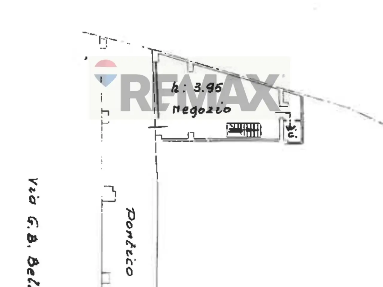 Negozio in Via Belzoni 10, Padova, {3} - Planimetria 1