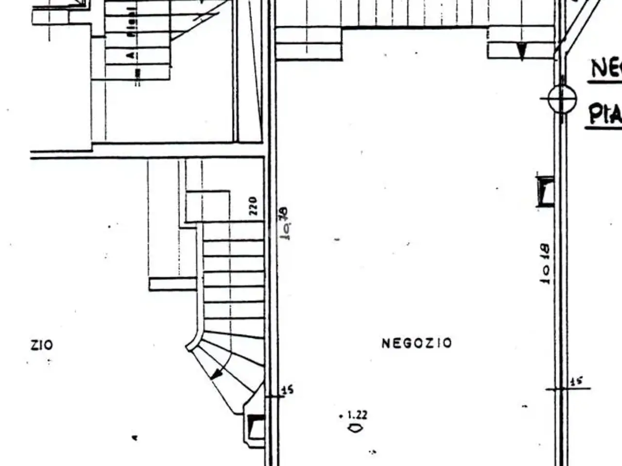 Negozio in Via Giuseppe Verdi 4, Brescia, {3} - Planimetria 1