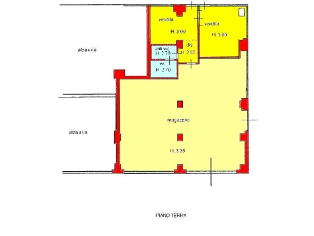 Negozio in Via Luciano Lama, Monsummano Terme, {3} - Planimetria 1