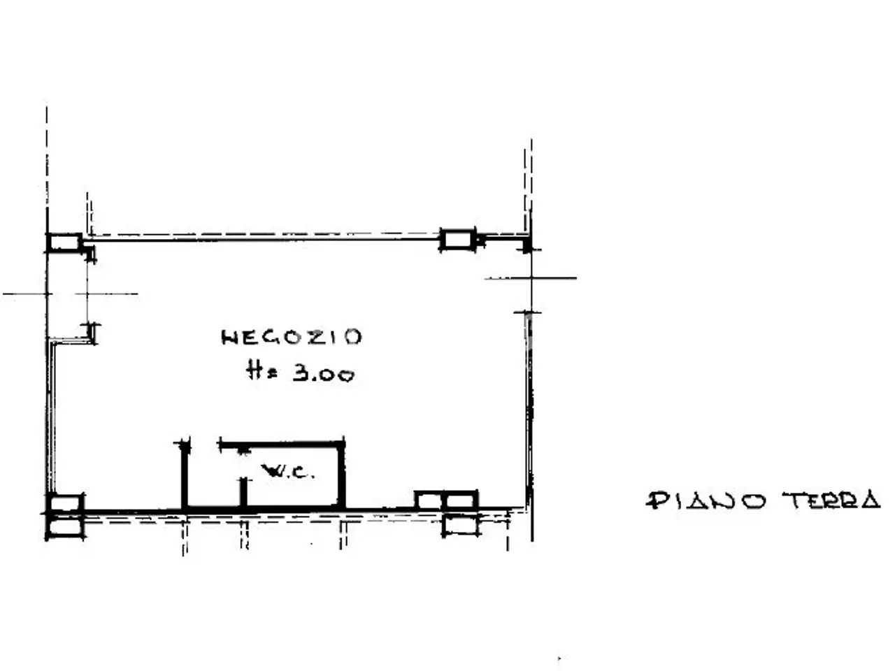 Negozio in Viale del Lavoro, Corridonia, {3} - Planimetria 1