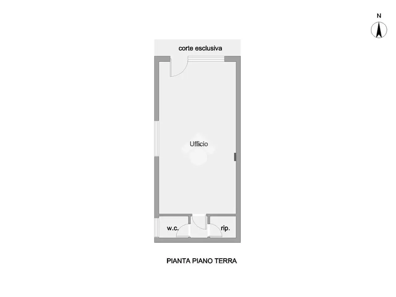 Ufficio in Via Cesare Battisti, Alba Adriatica, {3} - Planimetria 1