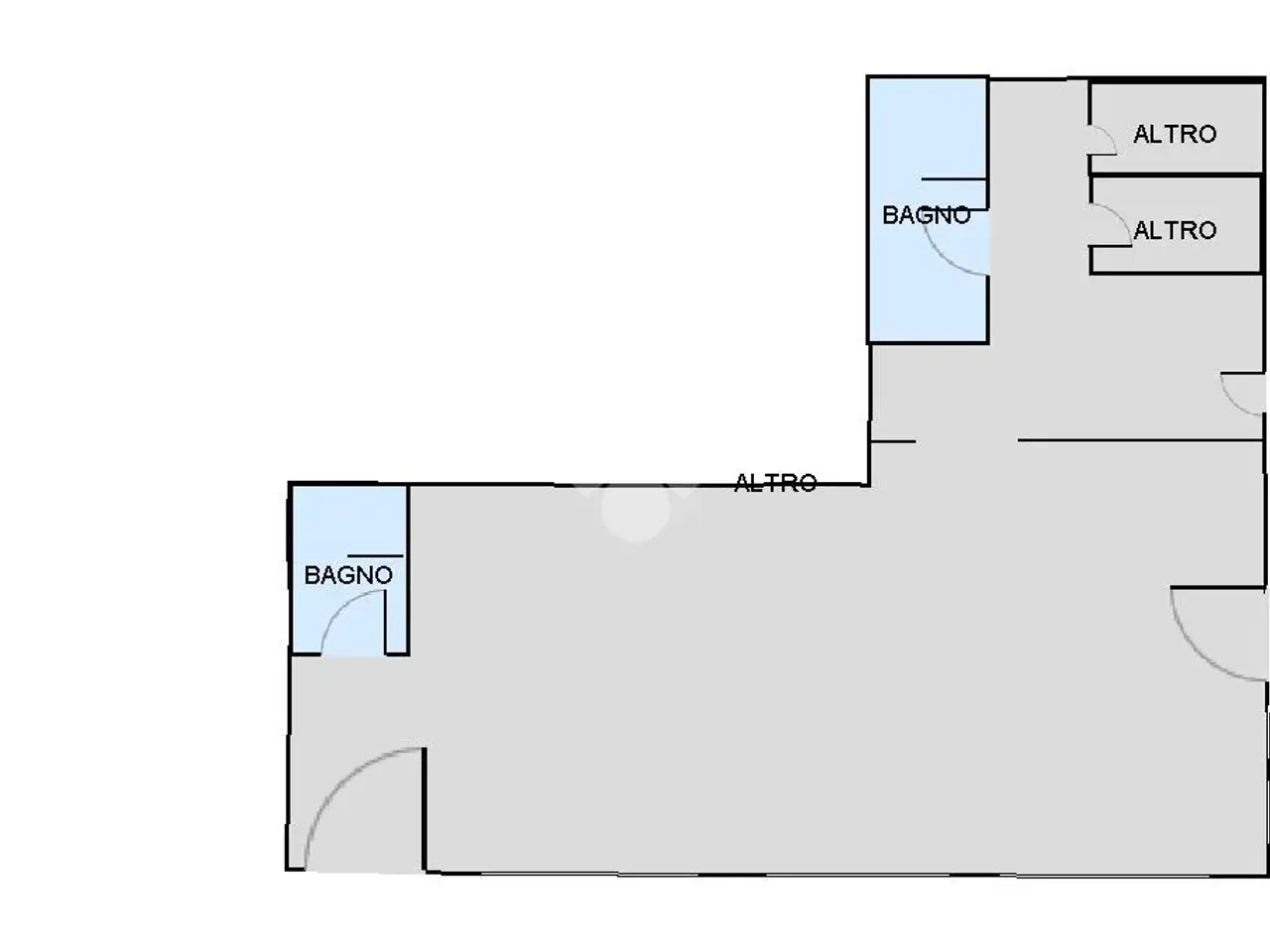 Negozio in Via Roma 39, San Pietro In Gu, {3} - Planimetria 1