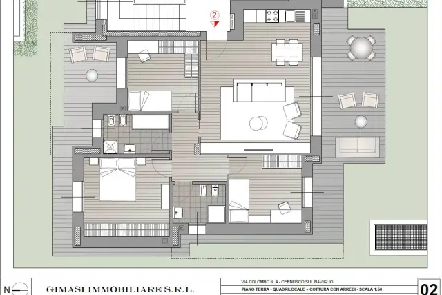 Appartamenti di nuova costruzione in Via Cristoforo Colombo, 4, Cernusco Sul Naviglio - Foto 1