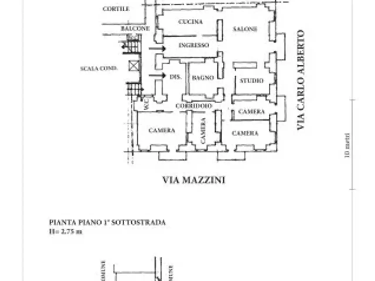 Ufficio in Via Carlo Alberto, Torino, {3} - Planimetria 1