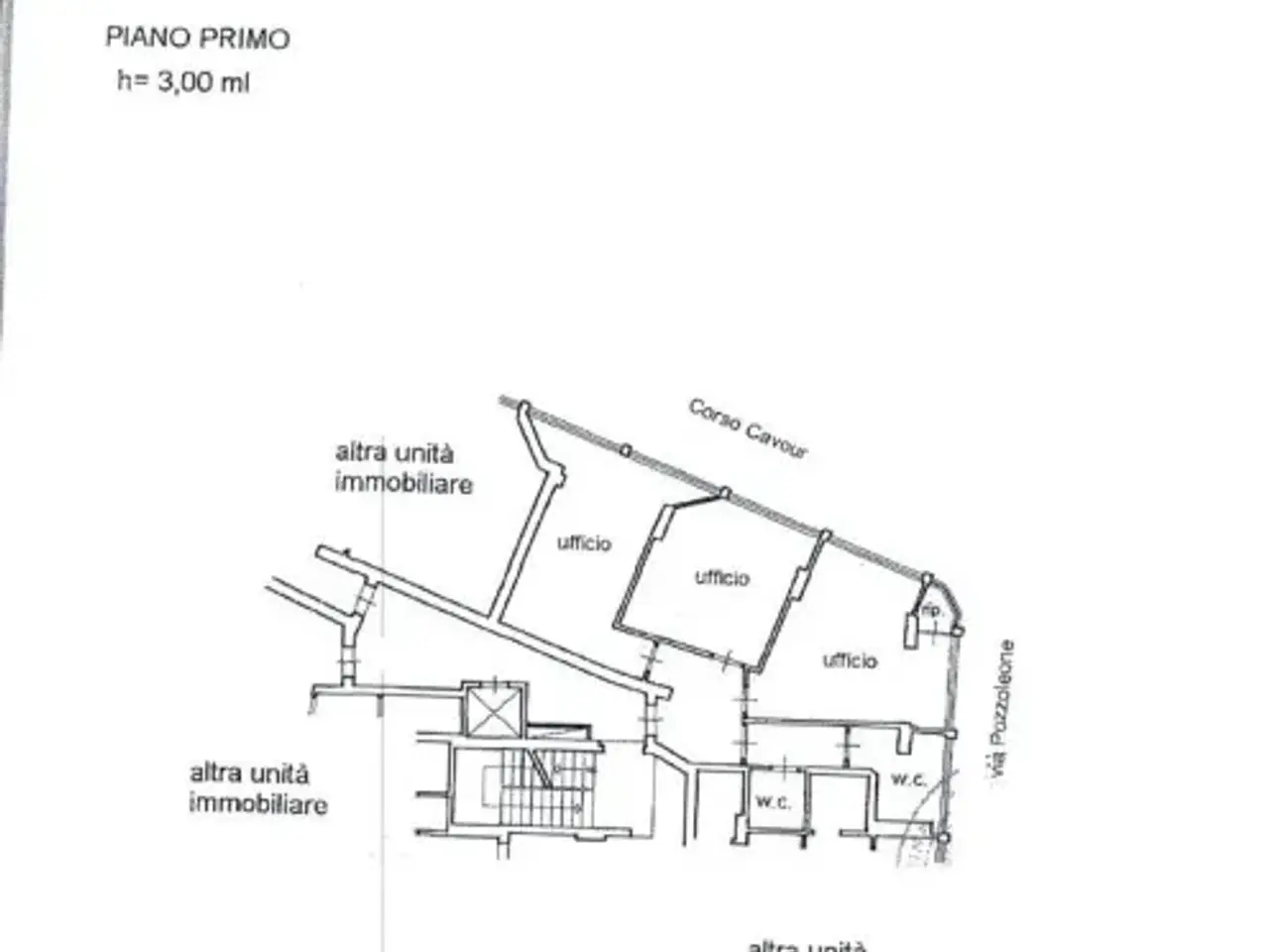 Ufficio in Corso Camillo Benso di Cavour 180, Messina, {3} - Planimetria 1