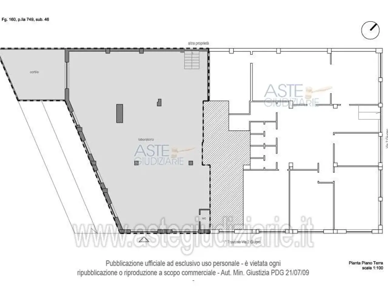 Magazzino in Via I Trav. Via 2 Giugno 28/30 2, Altamura, {3} - Planimetria 1
