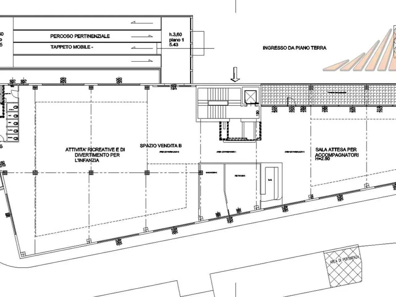 Negozio in Via Monte Cervino 14, Paderno Dugnano, {3} - Planimetria 1