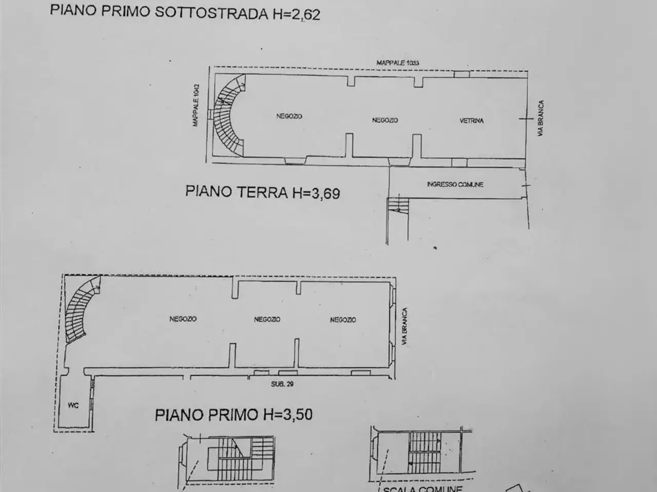 Negozio in , Pesaro, {3} - Planimetria 1