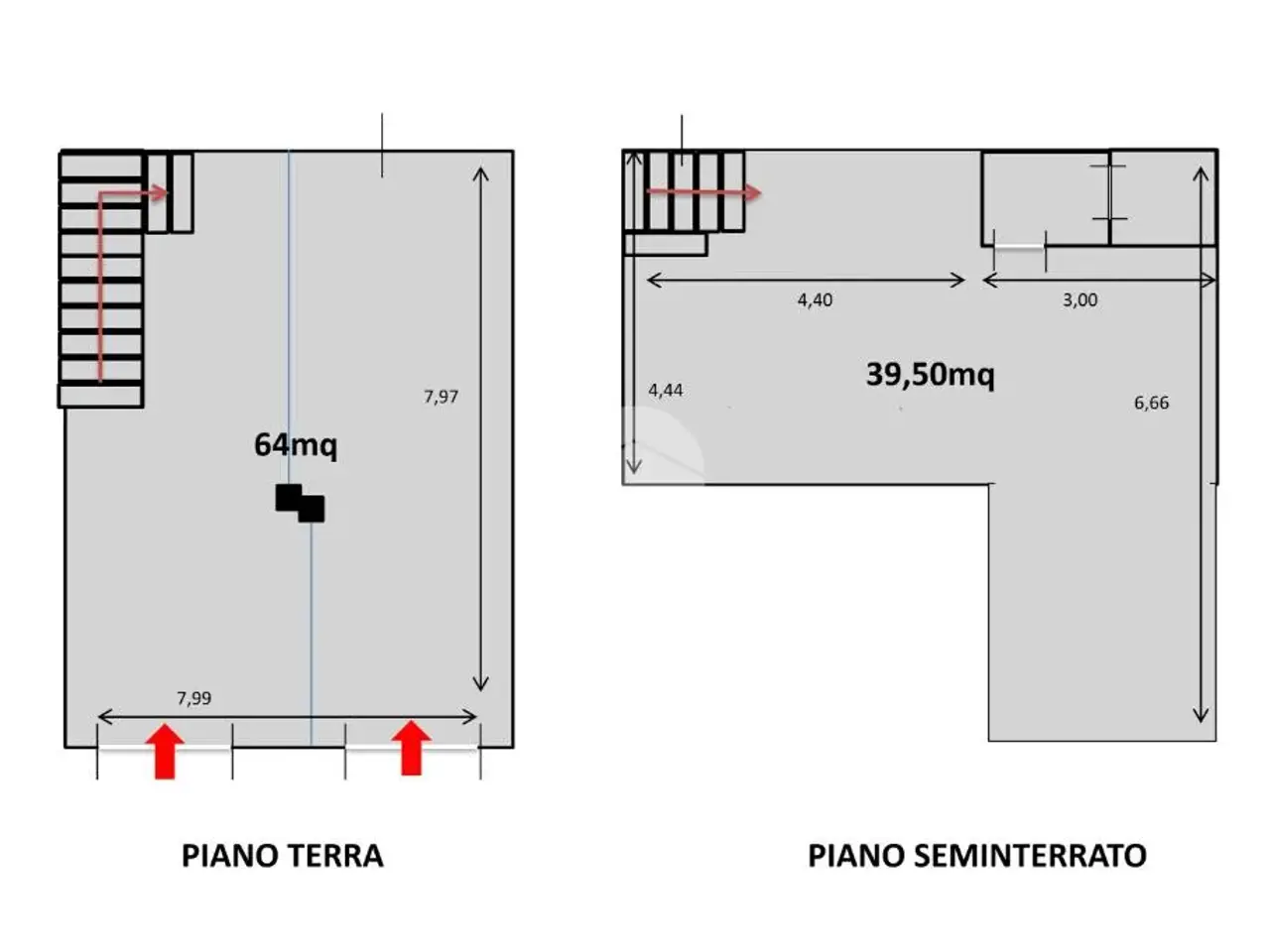 Negozio in Via Pigna 96, Napoli, {3} - Planimetria 1