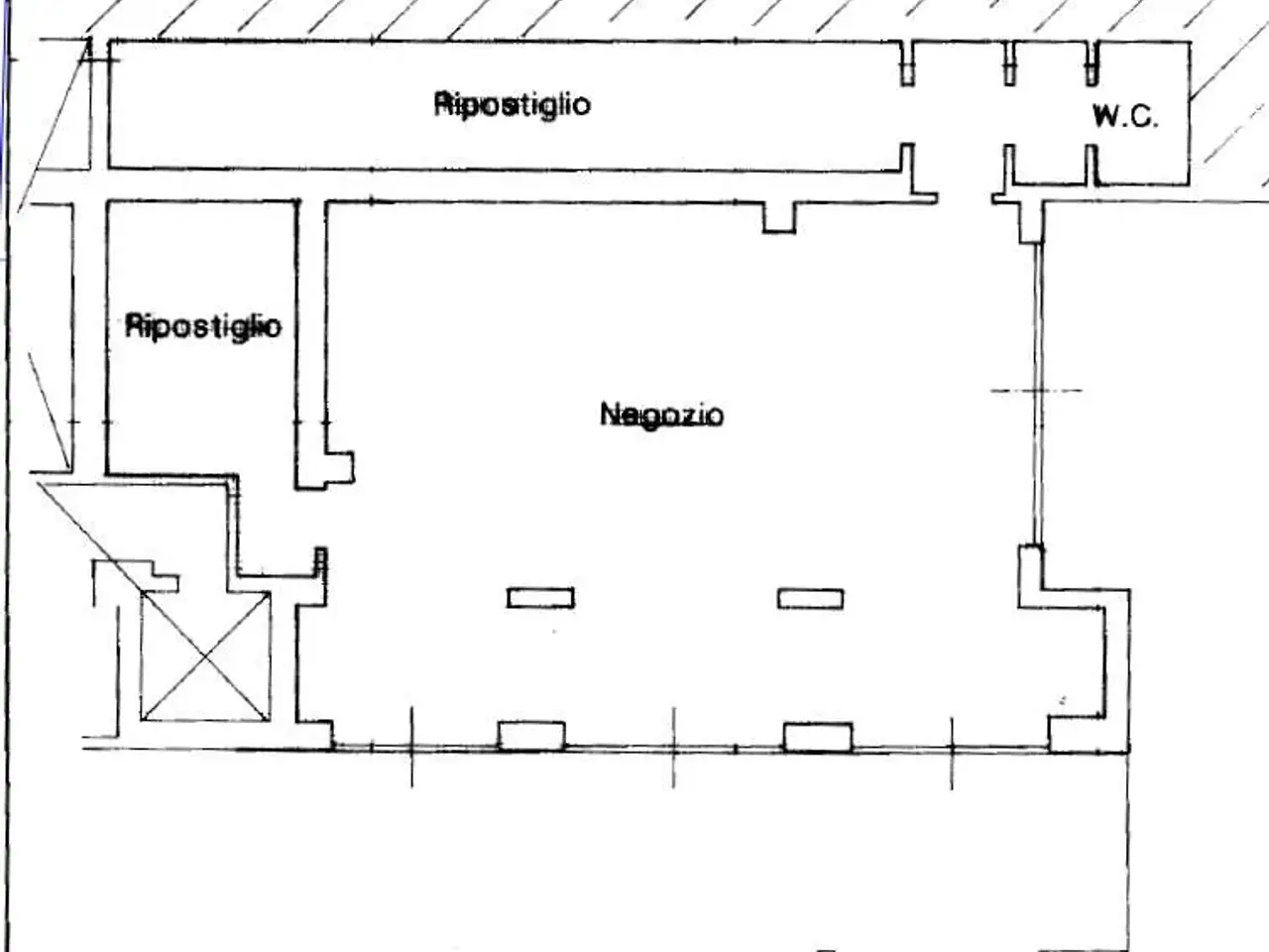 Negozio in Campo di Marte, Perugia, {3} - Planimetria 1
