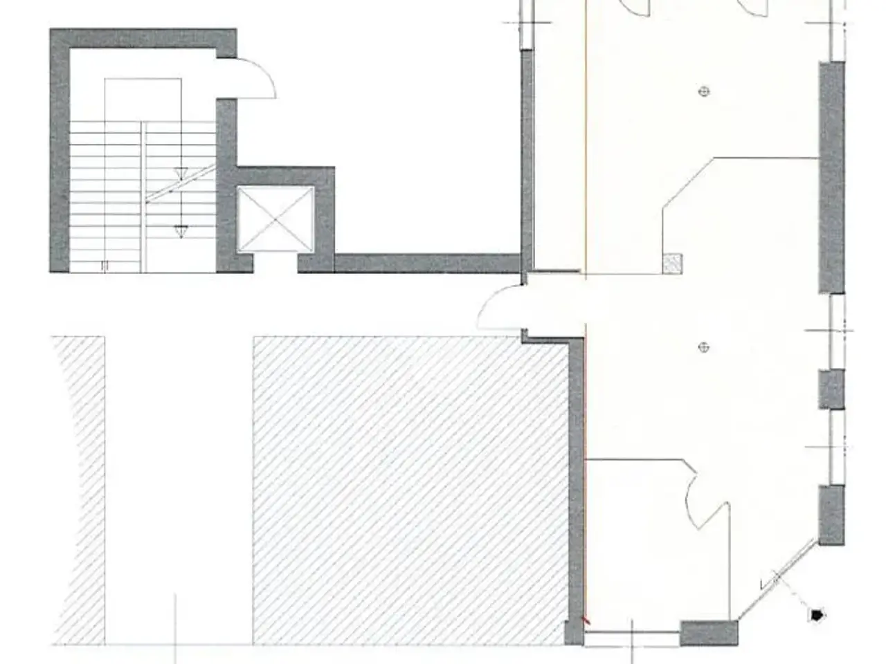 Negozio in Via Silvio Pellico 4, Cornate D'Adda, {3} - Planimetria 1
