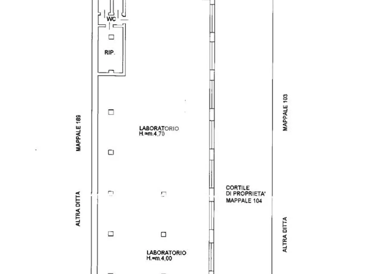 Capannone in Viale Lombardia 75, Parabiago, {3} - Planimetria 1