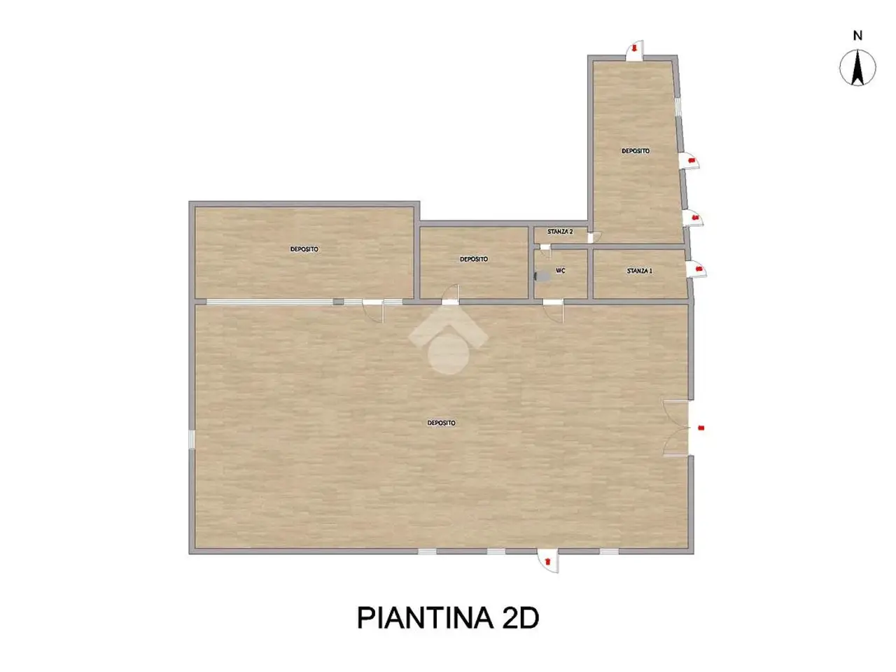 Capannone in Via Carlo Alberto 49, Ghedi, {3} - Planimetria 1