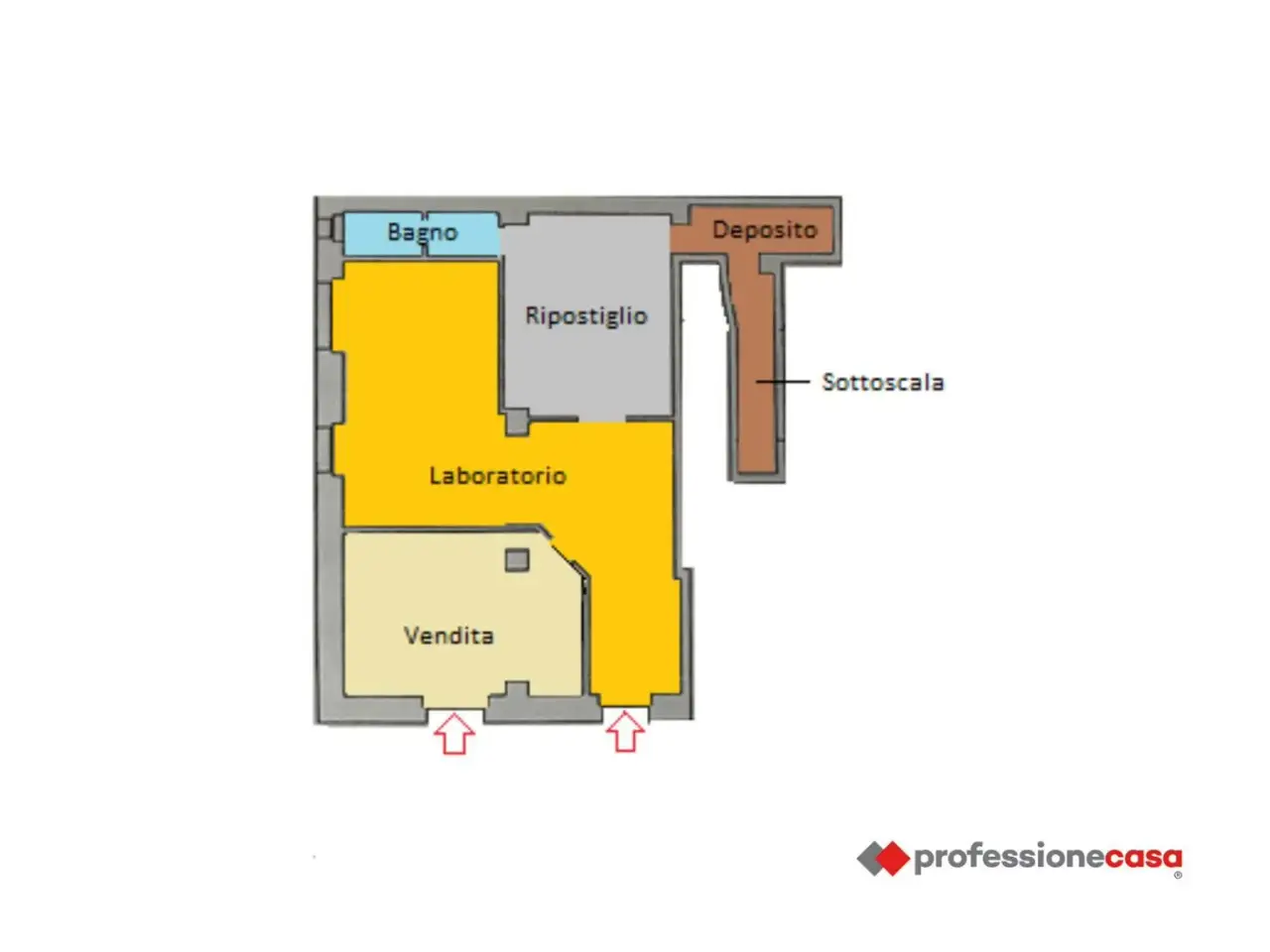 Negozio in Via del Risorgimento 1, Foggia, {3} - Planimetria 1