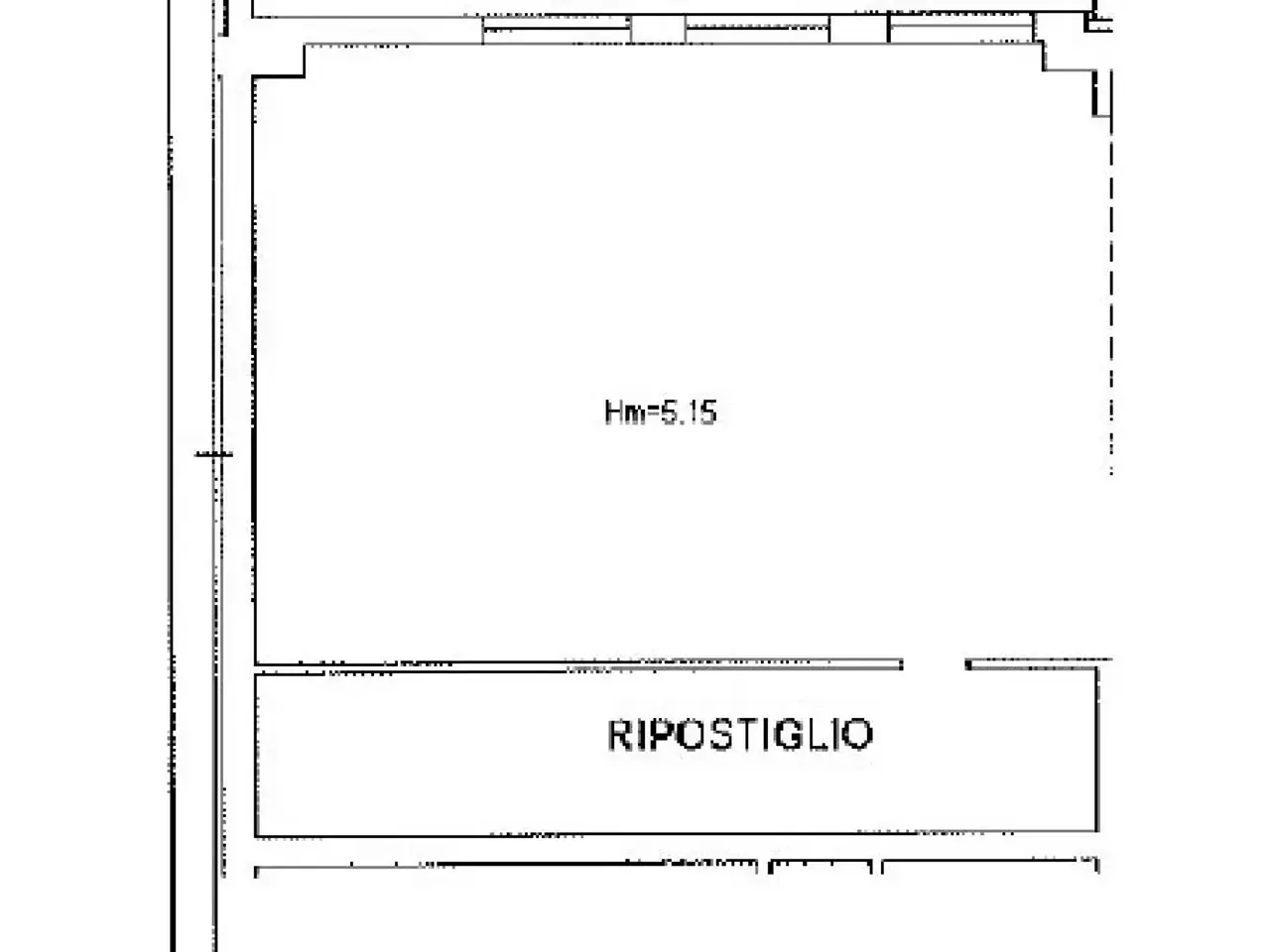 Negozio in Via Fratelli Cervi 1, Reggio Emilia, {3} - Planimetria 1