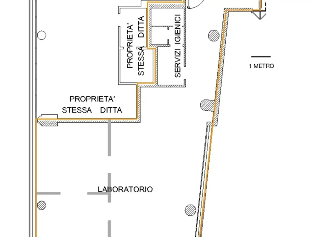 Ufficio in Strada del Drosso  33/8, Torino, {3} - Planimetria 1