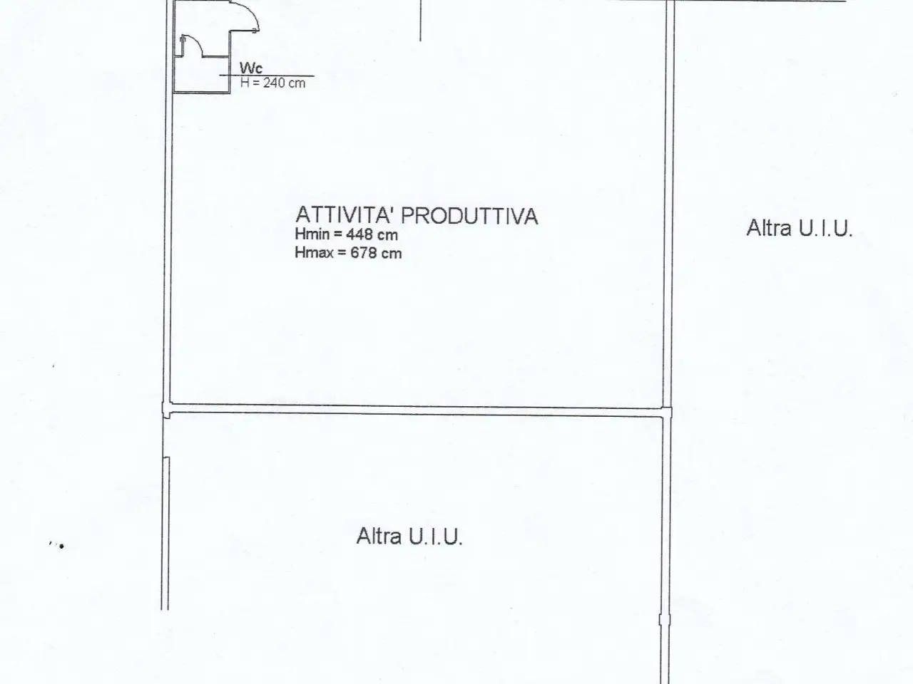 Capannone in Via XX Settembre, Rovellasca, {3} - Planimetria 1